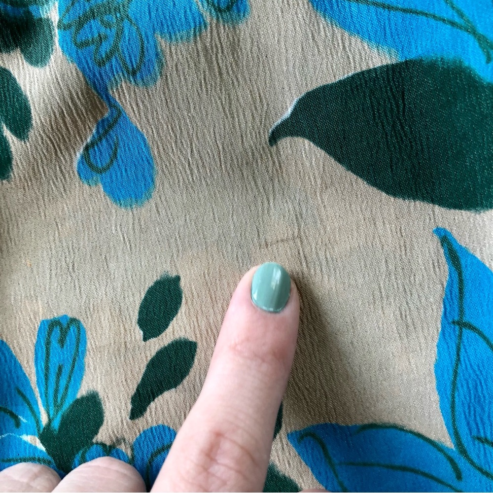 Vintage 1950's-60's Stacey Ames Pleated Neck Sleeveless Floral Sun Dress - Picture 7 of 16